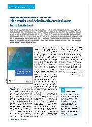 Vorschauseite 1: Monotonie und Arbeitsschwere belasten bei Basisarbeit.
