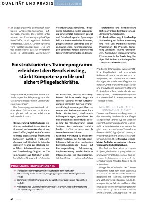 Vorschauseite 3: Traineeprogramm erleichtert Einstieg
