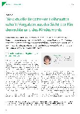 Vorschauseite 1: Die aktuelle Debatte um Leihmutterschaft: Vorgaben aus der Sicht der Kinderrechte und des Kindeswohls