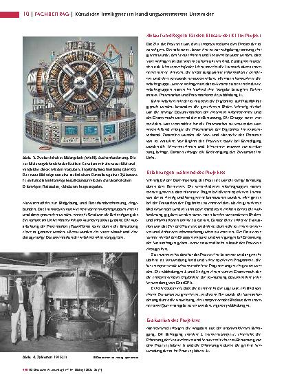 Vorschauseite 3: Regelbasierte Nutzung von künstlicher Intelligenz im handlungsorientierten Unterricht