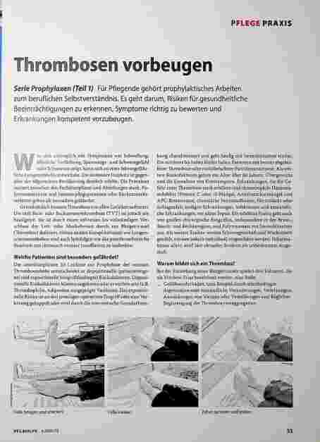Vorschauseite 1: Thrombosen vorbeugen