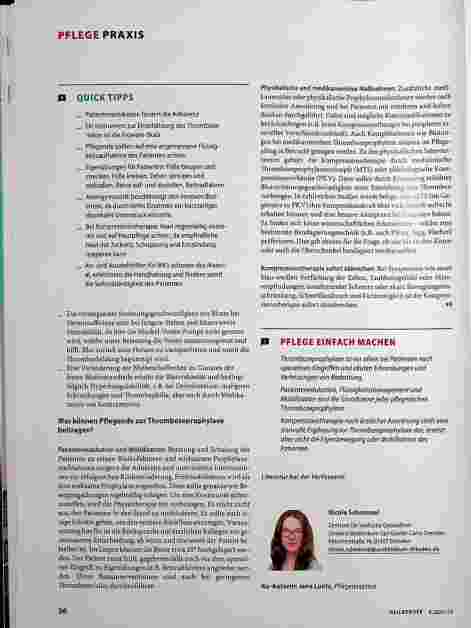 Vorschauseite 2: Thrombosen vorbeugen
