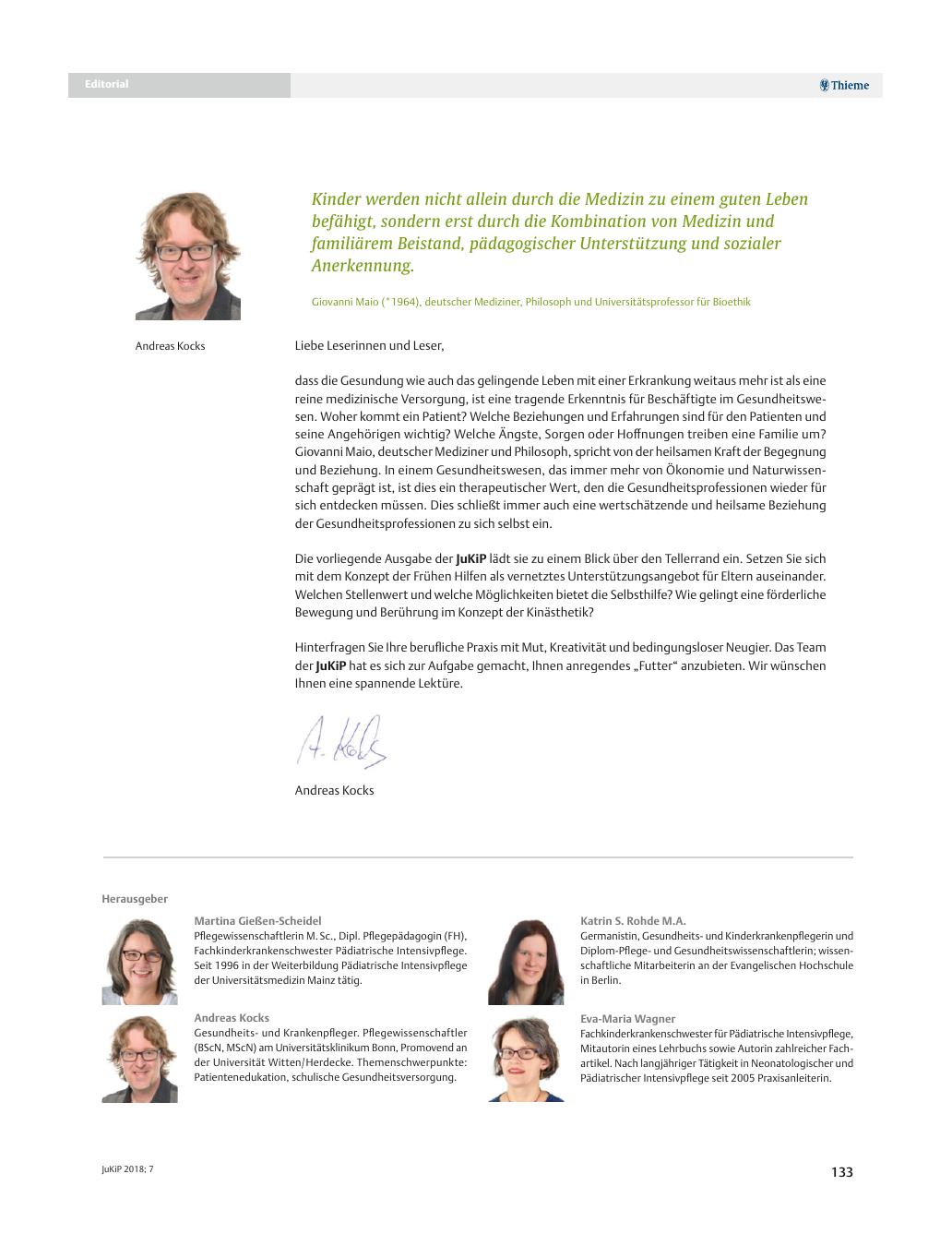Vorschauseite 1: Editorial