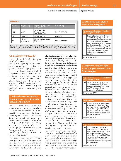 Vorschauseite 3: S2k-Leitlinie: Katastrophenmedizinische prähospitale Behandlungsleitlinien