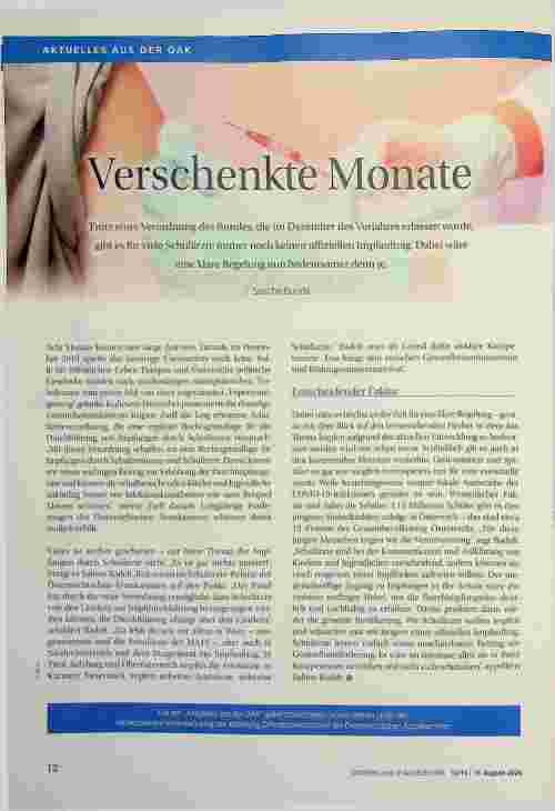 Vorschauseite 1: Verschenkte Monate