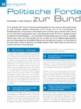 Vorschauseite 1: Politische Forderungen des IFK zur Bundestagswahl 2021
