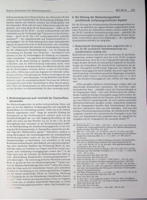 Vorschauseite 5: Rechtsstaat ohne Rückwirkungsverbot?