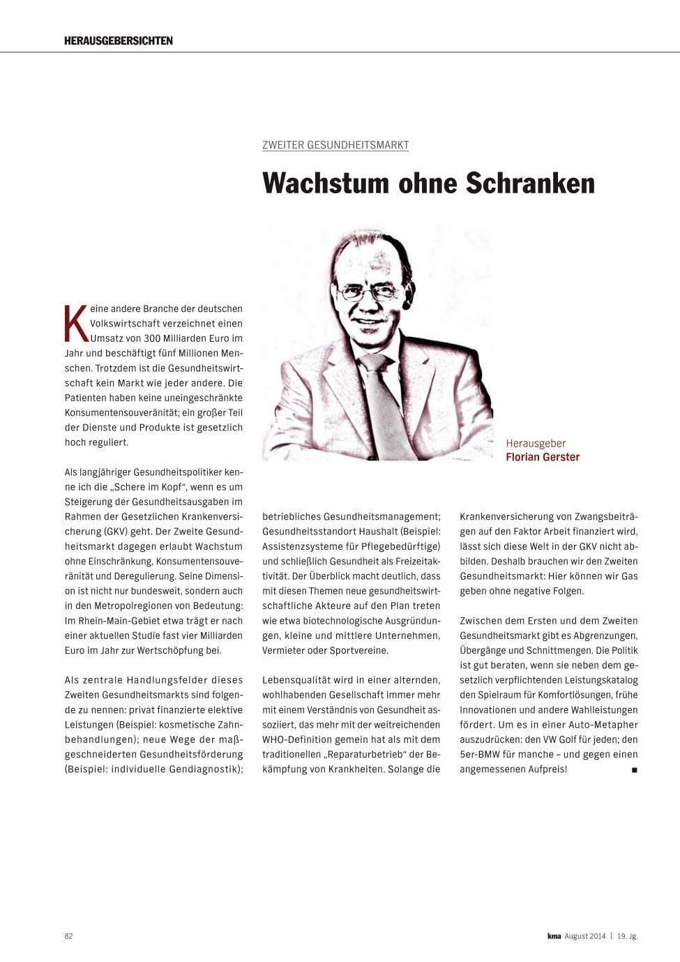 Vorschauseite 1: Wachstum ohne Schranken