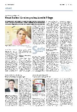 Vorschauseite 1: Neue Rollen für eine professionelle Pflege