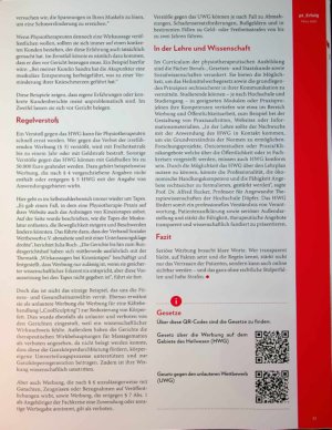 Vorschauseite 4: Auf dünnem Eis Die rechtlichen Grenzen der Heilmittelwerbung