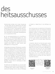 Vorschauseite 2: SHV bei Anhörung des Gesundheitsausschusses