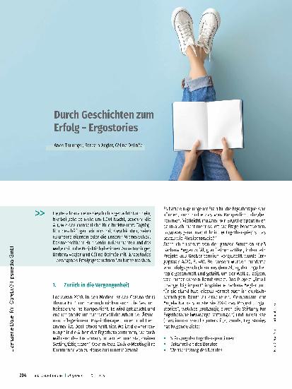 Vorschauseite 1: Durch Geschichten zum Erfolg - Ergo Stories