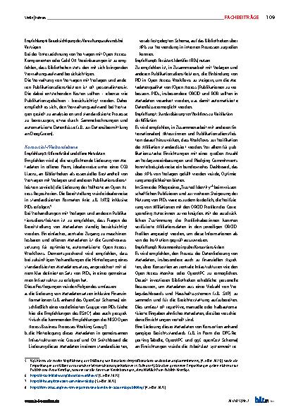 Vorschauseite 4: Open-Access-Prozesse gemeinsam und nachhaltig optimieren – Empfehlungen aus Transform2Open1