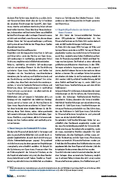 Vorschauseite 5: Open-Access-Prozesse gemeinsam und nachhaltig optimieren – Empfehlungen aus Transform2Open1
