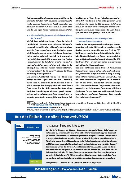 Vorschauseite 6: Open-Access-Prozesse gemeinsam und nachhaltig optimieren – Empfehlungen aus Transform2Open1