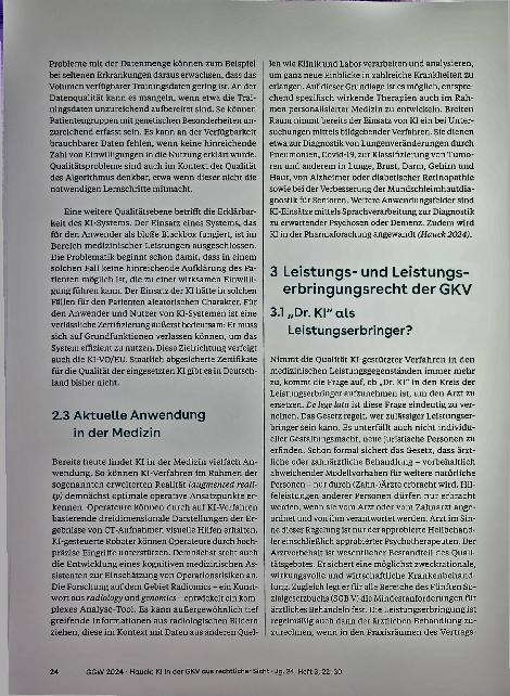 Vorschauseite 3: Kl in der GKV aus rechtlicher Sicht