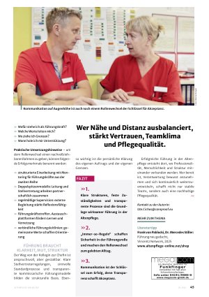 Vorschauseite 4: Heute Kollegin, morgen Chefin