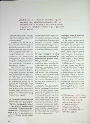 Vorschauseite 2: Philosophieren aus innerer Tiefe als spirituelle Praxis