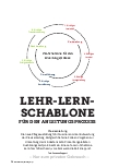Vorschauseite 1: LEHR-LERNSCHABLONE FÜR DEN ANLEITUNGSPROZESS