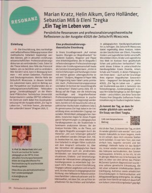 Vorschauseite 1: „Ein Tag im Leben von. .. "