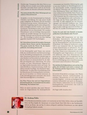 Vorschauseite 3: Aus dem Herzen der Berge So unterstützt Mineralwasser die Homöopathie