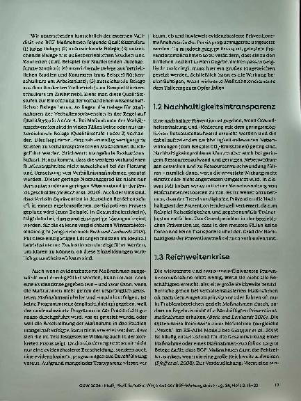Vorschauseite 3: Wege aus der BGF-Wirkungskrise