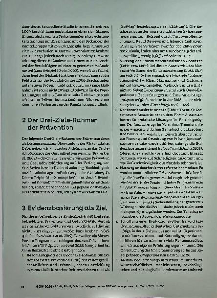 Vorschauseite 4: Wege aus der BGF-Wirkungskrise