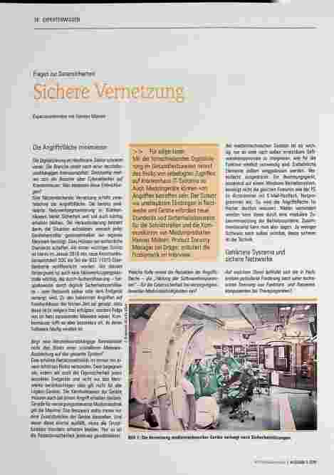 Vorschauseite 1: Fragen zur Datensicherheit: Sichere Vernetzung