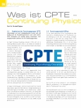 Vorschauseite 1: Was ist CPTE - Continuing Physiotherapy Education?
