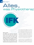 Vorschauseite 1: Alles, was Physiotherapeuten brauchen - diese Services bietet der IFK.