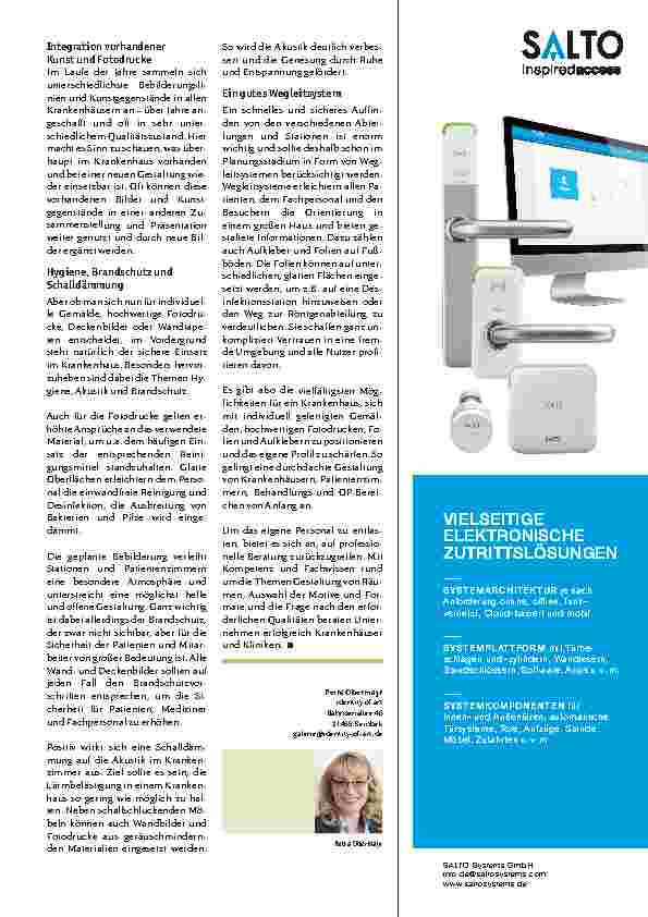 Vorschauseite 3: Die positive Wirkung von Bildern nutzen. Wie wichtig eine geplante Bebilderung für Krankenhäuser und Kliniken ist.