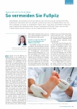 Vorschauseite 1: Hygiene gilt nicht nur für die Hände. So vermeiden Sie Fußpilz.