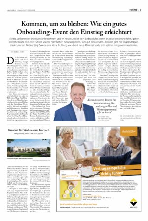 Vorschauseite 1: Kommen, um zu bleiben: Wie ein gutes Onboarding-Event den Einstieg erleichtert