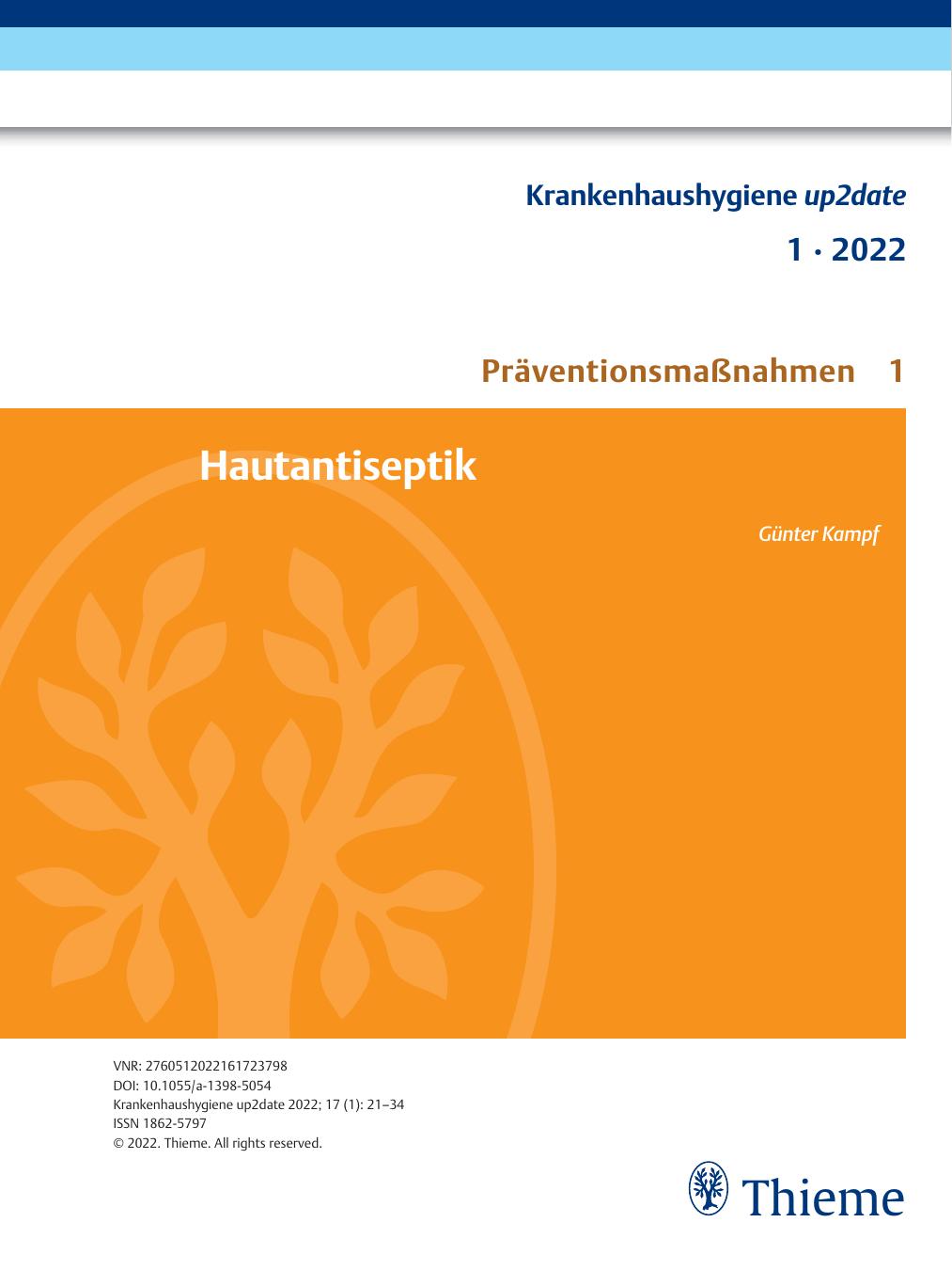 Vorschauseite 1: Hautantiseptik