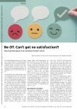 Vorschauseite 1: Be O.K. Can t get no satisfaction?! Was Ergotherapeut:innen arbeitszufrieden macht