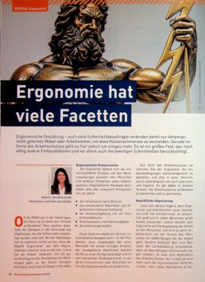 Vorschauseite 1: Ergonomie hat viele Facetten