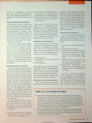 Vorschauseite 2: Ergonomie hat viele Facetten