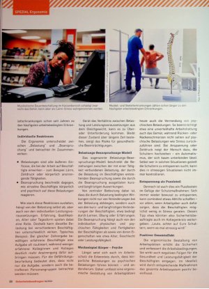 Vorschauseite 3: Ergonomie hat viele Facetten