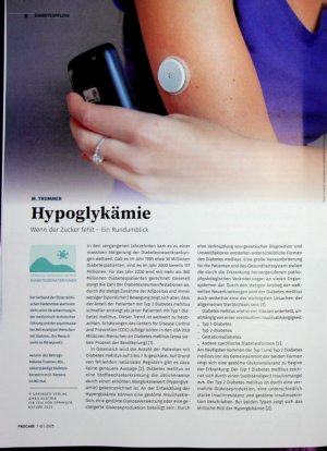 Vorschauseite 1: Hypoglykämie Wenn der Zucker fehlt - Ein Rundumblick