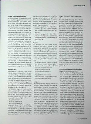 Vorschauseite 2: Hypoglykämie Wenn der Zucker fehlt - Ein Rundumblick