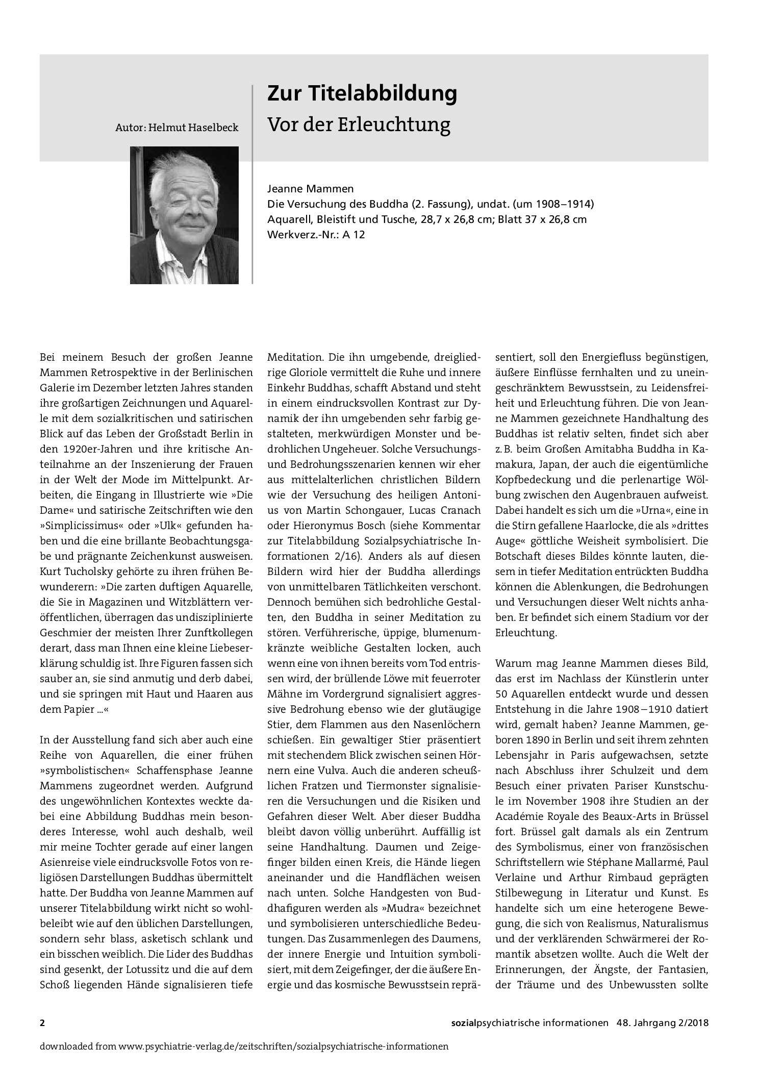 Vorschauseite 1: Vor der Erleuchtung