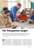 Vorschauseite 1: Für Transparenz sorgen