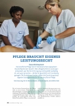 Vorschauseite 1: Pflege braucht eigenes Leistungsrecht.
