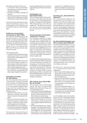 Vorschauseite 2: Einführung der Hybrid-DRGs Auswirkungen auf die Abrechnungslogik im Verhältnis zum AOP-Katalog