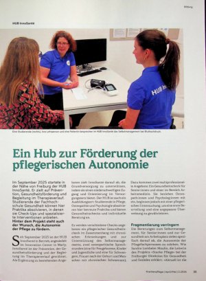 Vorschauseite 1: Ein Hub zur Förderung der pflegerischen Autonomie
