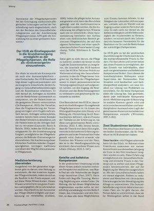 Vorschauseite 2: Ein Hub zur Förderung der pflegerischen Autonomie