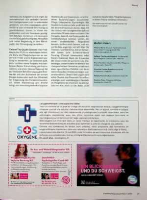 Vorschauseite 3: Ein Hub zur Förderung der pflegerischen Autonomie