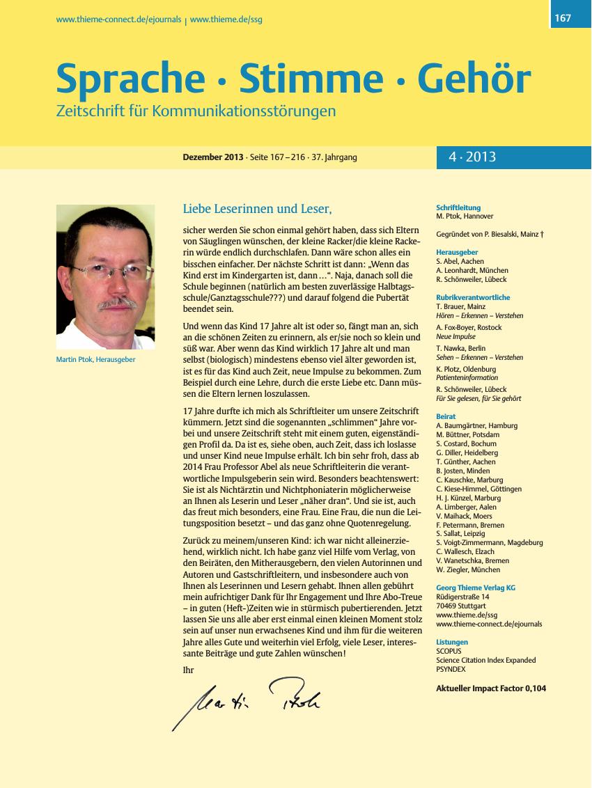 Vorschauseite 1: Liebe Leserinnen und Leser
