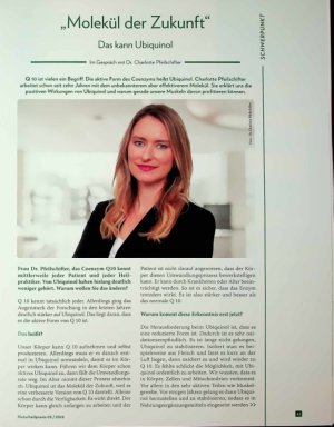 Vorschauseite 1: „Molekül der Zukunft“ Das kann Ubiquinol