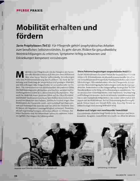 Vorschauseite 1: Mobilität erhalten und fördern